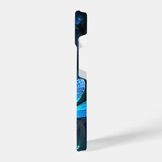 Meer gloeiende libellen iPhone hoesje (Linkerkant)
