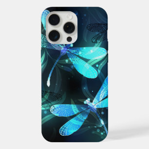 Meer gloeiende libellen iPhone 15 pro max case
