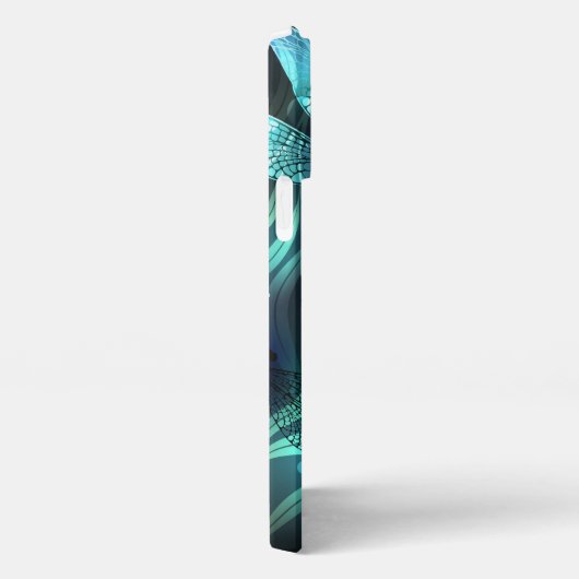 Meer gloeiende libellen iPhone hoesje (Rechterkant)