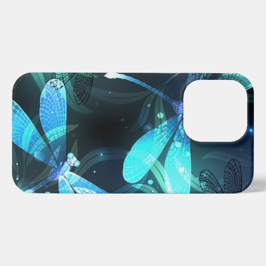 Meer gloeiende libellen iPhone hoesje (Achterkant horizontaal)