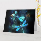 Meer gloeiende libellen kaart (Gele Bloem)