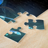 Meer gloeiende libellen legpuzzel (Zijkant)