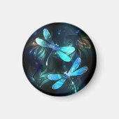 Meer gloeiende libellen magneet (Voorkant)