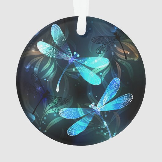 Meer gloeiende libellen ornament (achterkant)