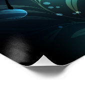 Meer gloeiende libellen perfect poster (Hoek)