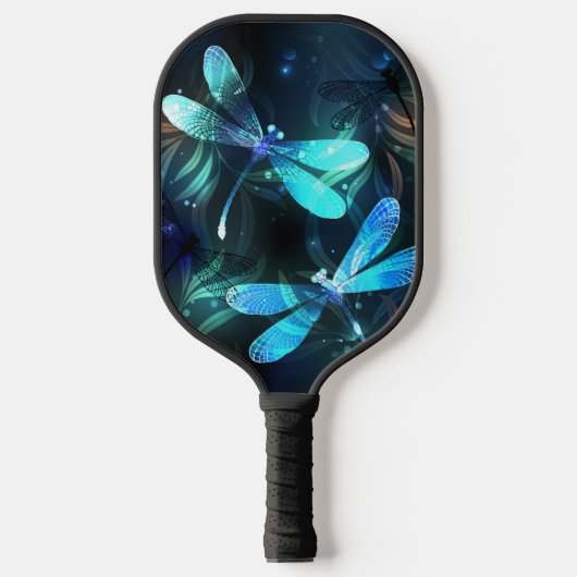 Meer gloeiende libellen pickleball paddle (Voorkant)