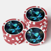 Meer gloeiende libellen poker chips (Opstapeling)