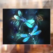 Meer gloeiende libellen raamsticker (Vel 2)