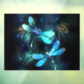 Meer gloeiende libellen raamsticker (Vel 3)