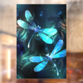 Meer gloeiende libellen raamsticker (Vel 2)