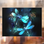 Meer gloeiende libellen raamsticker (Vel 2)