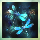 Meer gloeiende libellen raamsticker (Vel 3)