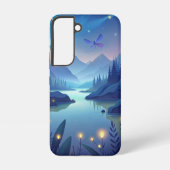 Meer gloeiende libellen Samsung Galaxy Hoesje (Achterkant)