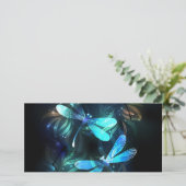 Meer gloeiende libellen save the date (Staand voorkant)