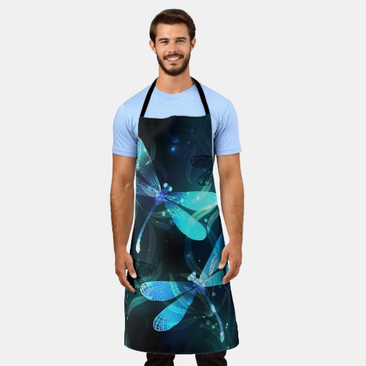 Meer gloeiende libellen schort (Gedragen)