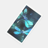 Meer gloeiende libellen servet (Hoek)