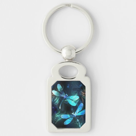 Meer gloeiende libellen sleutelhanger (Voorkant)