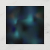 Meer gloeiende libellen vierkante visitekaartje (Achterkant)