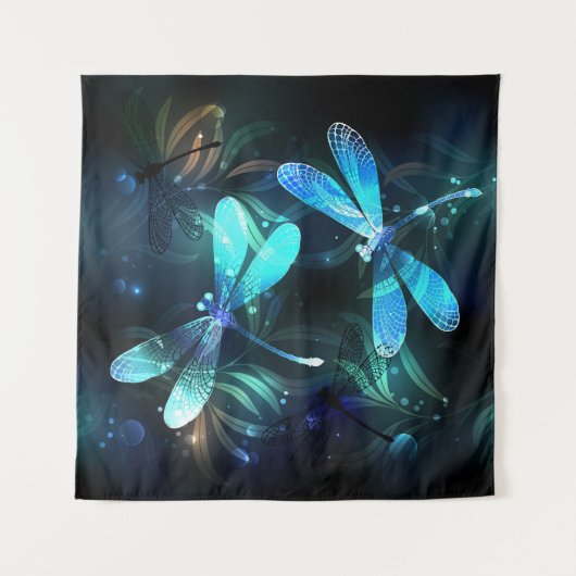 Meer gloeiende libellen wandkleed (Voorkant)