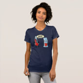 Meer graden Thermometer en Graduate Cilinder T-shirt (Voorkant volledig)