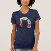 Meer graden Thermometer en Graduate Cilinder T-shirt (Voorkant)