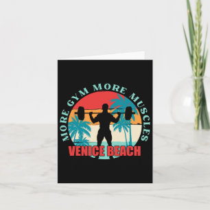 Meer Gym Meer Spieren Bodybuilding Venice Beach Me Kaart