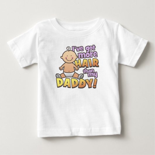 Meer haar dan papa T-shirts en cadeautjes (Voorkant)