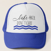 Meer haar maakt het geen golven meer uit trucker pet (Voorkant)