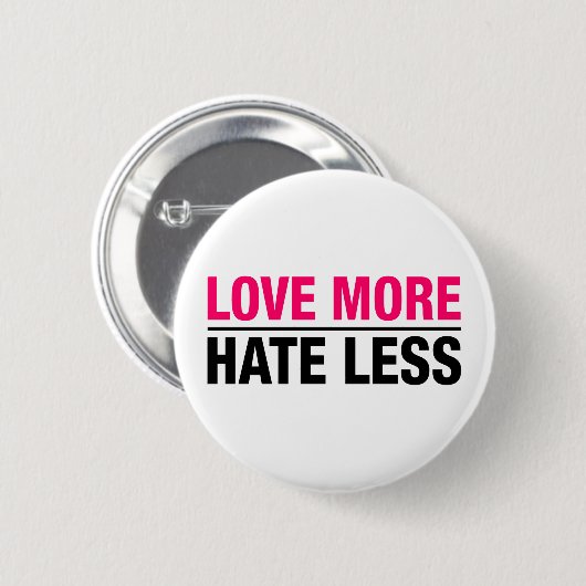 Meer haat minder ronde button 5,7 cm (Voorkant /achterkant)