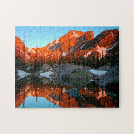 Meer Haiyaha Colorado. Legpuzzel (Horizontaal)