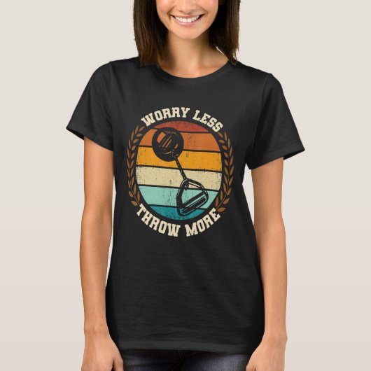 Meer Hammer Thrower Track Field App T-shirt (Voorkant)