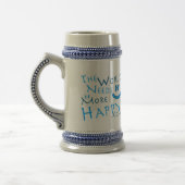 Meer Happy Stein Bierpul (Links)