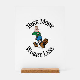 Meer heek, minder zorgen acryl bord