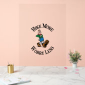 Meer heek, minder zorgen acryl bord (Huwelijk)