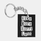 Meer heek, minder zorgen sleutelhanger (Voorkant Links)