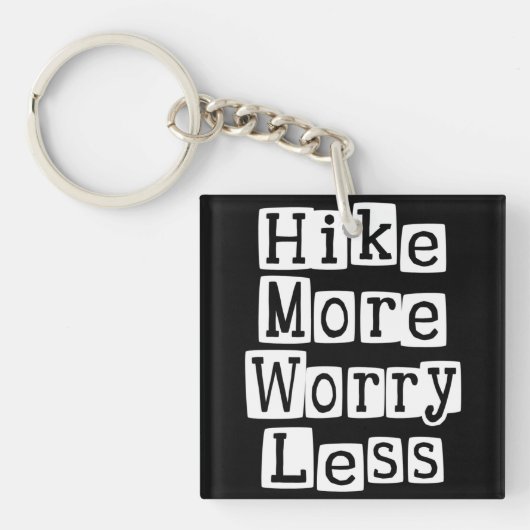 Meer heek, minder zorgen sleutelhanger (Voorkant)