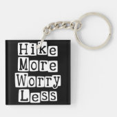 Meer heek, minder zorgen sleutelhanger (Achterkant)