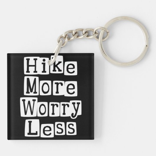 Meer heek, minder zorgen sleutelhanger (Achterkant)