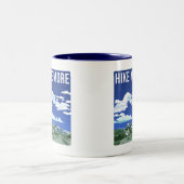 Meer heek tweekleurige koffiemok (Center)