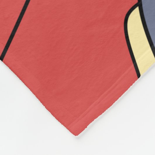 Meer herfst lekt fleece deken (Hoek)