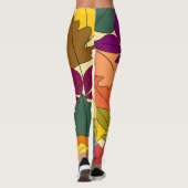 Meer herfst lekt leggings (Achterkant)