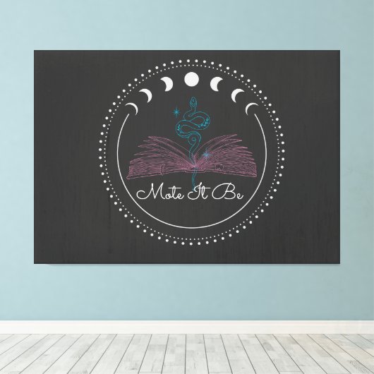 Meer het is decorbord canvas afdruk (Insitu (Houten vloer))