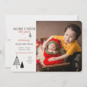 Meer hier dit jaar Foto geboorteaankondiging Aankondiging (Voorkant)