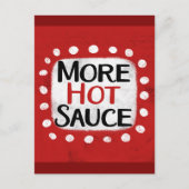 Meer Hot Sauce Briefkaart (Voorkant)