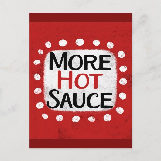 Meer Hot Sauce Briefkaart (Voorkant)