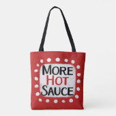 Meer Hot Sauce Canvas tas (Achterkant)