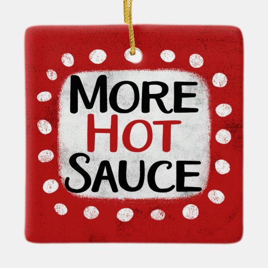 Meer Hot Sauce Ornament (Voorkant)