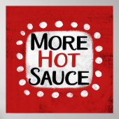 Meer Hot Sauce Poster Wall Art (Voorkant)