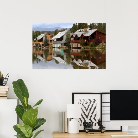 Meer huizen poster (Thuiskantoor)