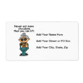 Meer Humor van de Chocolade Etiket (Voorkant)